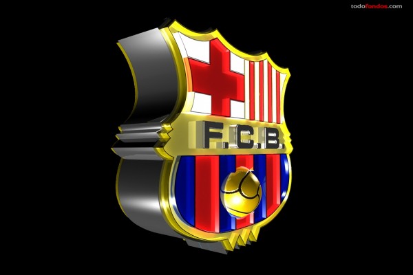  Escudo del F.C. Barcelona en 3D ( )