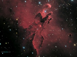 Postal: M16: Nebulosa del Águila