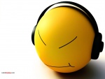 Smiley escuchando música