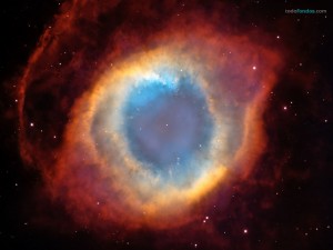 Postal: Nebulosa de la Hélice ("Ojo de Dios", o NGC 7293)