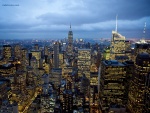 Vista de Manhattan, Nueva York, desde una terraza del Rockefeller Center