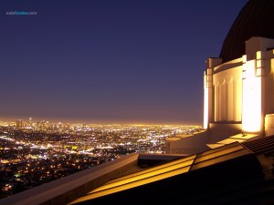 Postal: Vista de Los Angeles, California, desde el Observatorio Griffith