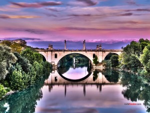 Postal: Puente Milvio, Roma (Italia)