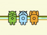 Diferentes logos de Android