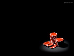 Fichas rojas de poker