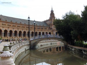 Postal: Plaza de España (Sevilla)