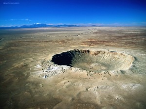 Postal: Crater de meteorito