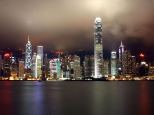 Postal: Luces de Hong Kong