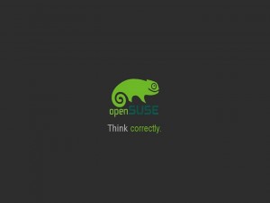 Postal: openSUSE. Pensar correctamente