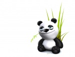 Panda sonriente