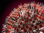 Tablero de ajedrez esférico