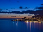 La bahía de Funchal en la isla de Madeira, Portugal