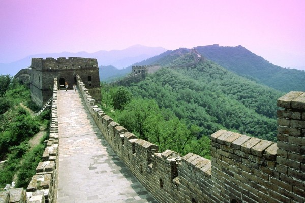 Dentro de la Gran Muralla China