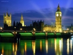 Palacio de Westminster (de noche), Londres