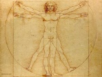 El Hombre de Vitruvio, de Leonardo da Vinci