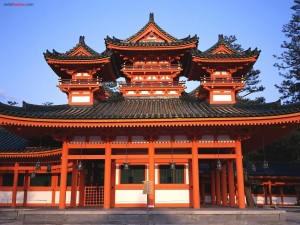 Postal: Santuario Heian Jingu (Japón)