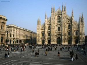 Postal: Catedral de Milán