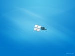 Windows HD Desktop en fondo azul