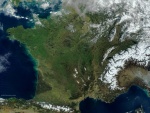 Francia desde el espacio