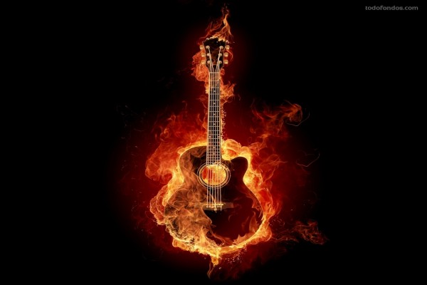 Guitarra de fuego
