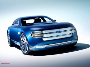Postal: Modelo futurista de Ford