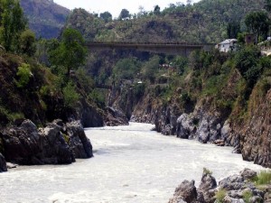 Postal: El río Ganges