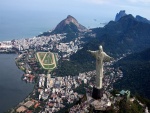Panorámica de Río de Janeiro con el Cristo del Corcovado