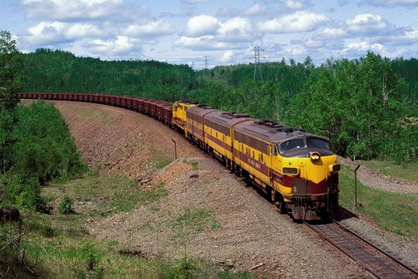 Tren de transporte de mercancías