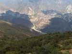 El cañón del Chicamocha (Colombia) desde el aire