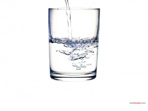 Postal: Un vaso de agua