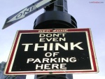 Ni se te ocurra aparcar aquí