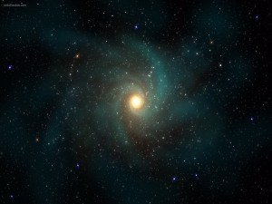 Una lejana galaxia espiral