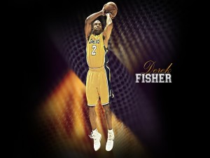 Postal: Derek Fisher en Los Angeles Lakers