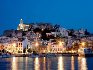 Postal: Ibiza de noche