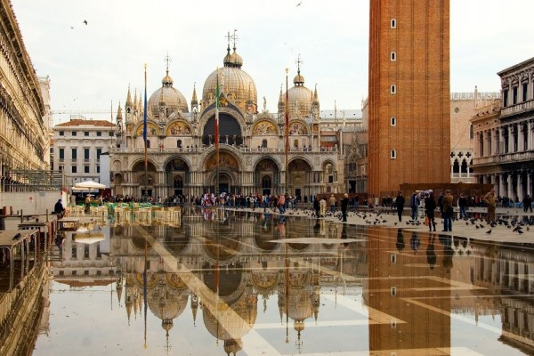 Basílica de San Marcos, en Venecia (Italia)