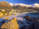 Playa en Ciudad del Cabo (África)