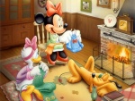 Daisy, Minnie y Pluto