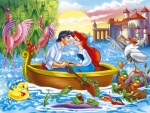 La princesa Ariel (la Sirenita) y el príncipe Eric