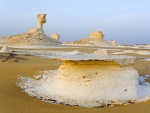 El desierto Blanco, en la depresión de Farafra (Egipto)