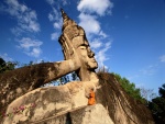 Buda recostado, en el Parque Buda (Vientián, Laos)