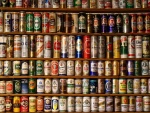 Colección de latas de cerveza