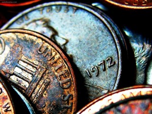 Monedas oxidadas