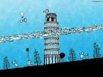 La Torre de Pisa por encima de las nubes