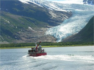 Postal: Glaciar Svartisen (Noruega)