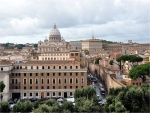 Vista aérea del Vaticano (Roma, Italia)