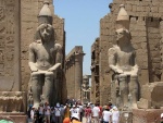 Entrada al Templo de Luxor (Egipto)