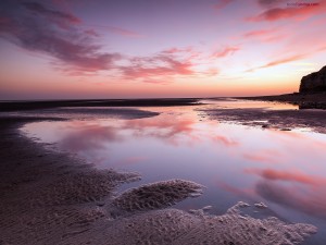 Playa de Hunstanton, Inglaterra