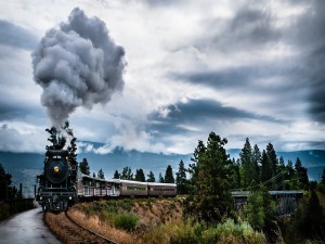 Postal: Kettle Valley Steam Railway (Summerland, Columbia Británica, Canadá)