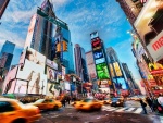 Times Square (Calle 42) en movimiento (Nueva York)