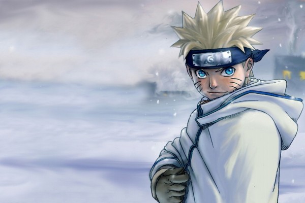 Naruto en la nieve
